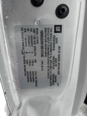 1GNDU23W18D101545 - 2008 CHEVROLET UPLANDER LS SILVER photo 12