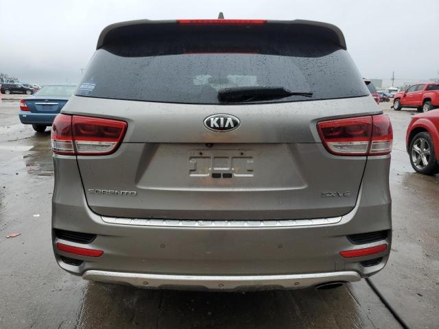 5XYPK4A5XGG173524 - 2016 KIA SORENTO SX GRAY photo 6