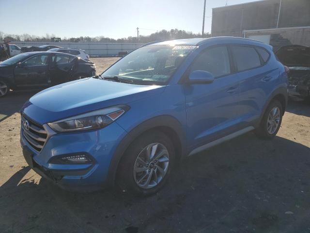 KM8J3CA48JU666298 - 2018 HYUNDAI TUCSON SEL BLUE photo 1