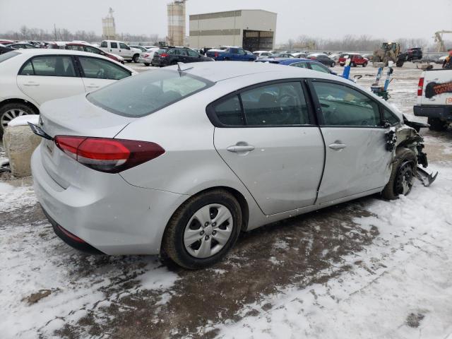 3KPFL4A71HE133292 - 2017 KIA FORTE LX SILVER photo 3