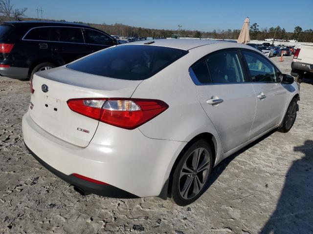 KNAFX4A81E5084905 - 2014 KIA FORTE EX WHITE photo 3