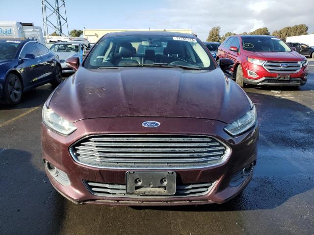 3FA6P0HR7DR275711 - 2013 FORD FUSION SE BURGUNDY photo 5