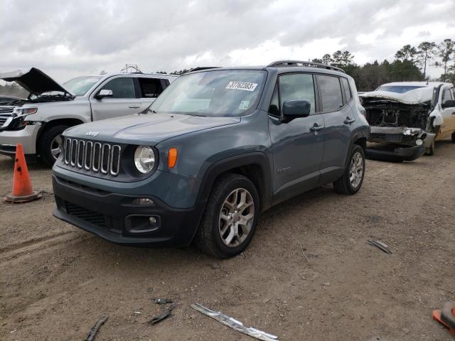 ZACCJABB4JPG98235 - 2018 JEEP RENEGADE LATITUDE BLUE photo 1