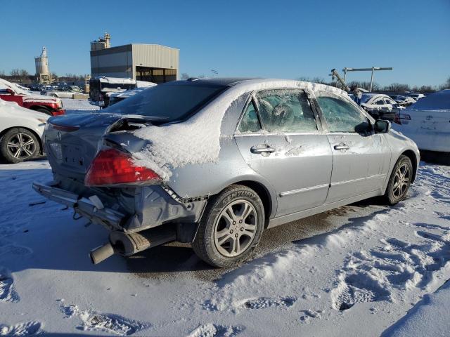 1HGCM56877A207339 - 2007 HONDA ACCORD EX BLUE photo 3