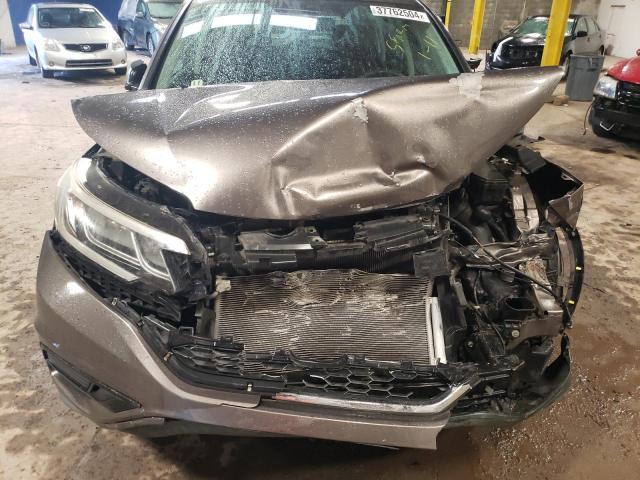 5J6RM4H39FL005278 - 2015 HONDA CR-V LX SILVER photo 12