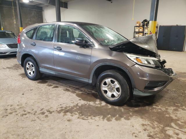 5J6RM4H39FL005278 - 2015 HONDA CR-V LX SILVER photo 4