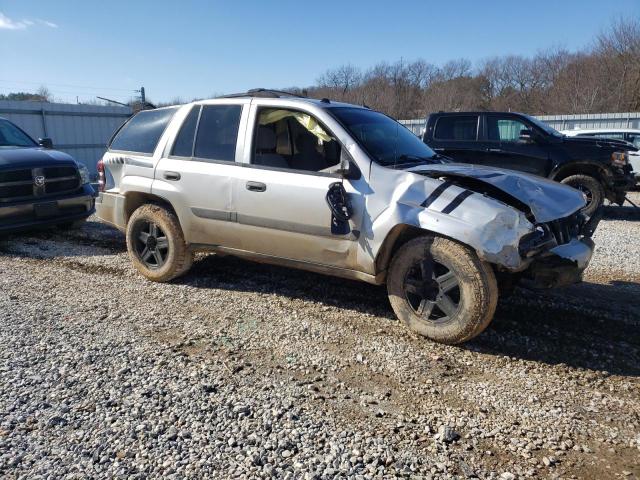 1GNDS13S052276129 - 2005 CHEVROLET TRAILBLAZE LS SILVER photo 4