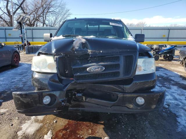 1FTRF02W88KD72192 - 2008 FORD F150 BLACK photo 5