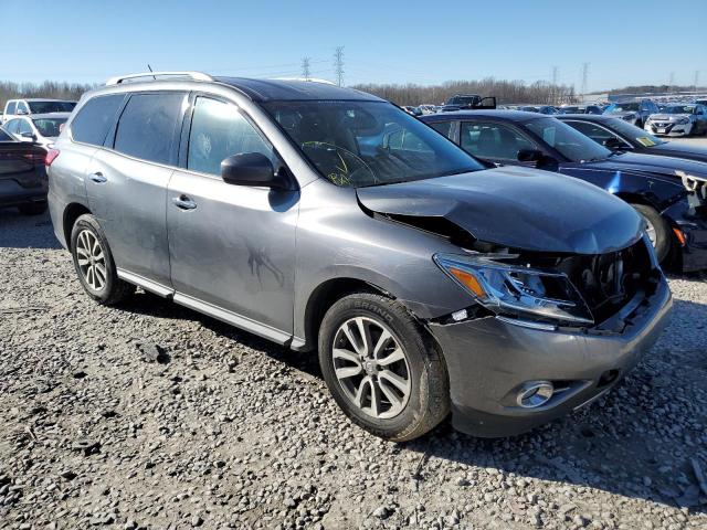 5N1AR2MN8FC632968 - 2015 NISSAN PATHFINDER S GRAY photo 4