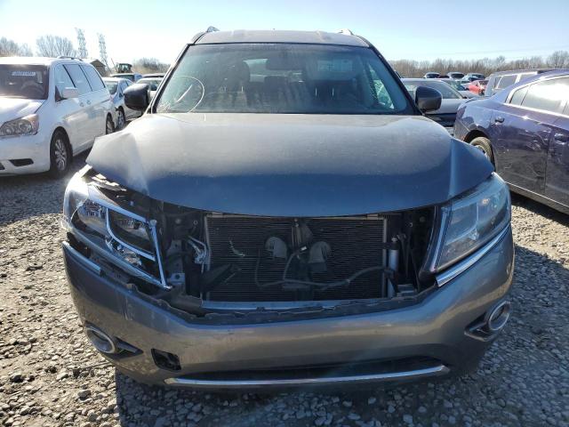 5N1AR2MN8FC632968 - 2015 NISSAN PATHFINDER S GRAY photo 5