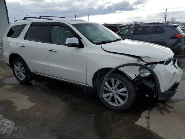 1C4SDJDTXCC113030 - 2012 DODGE DURANGO CREW WHITE photo 4