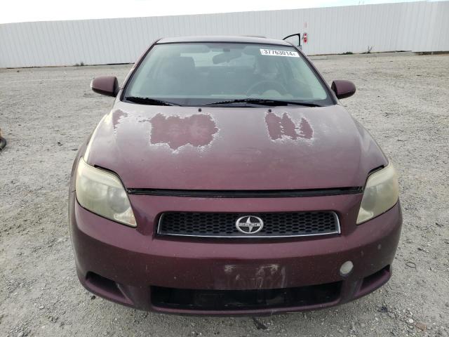 JTKDE177X70149160 - 2007 TOYOTA SCION TC BURGUNDY photo 5