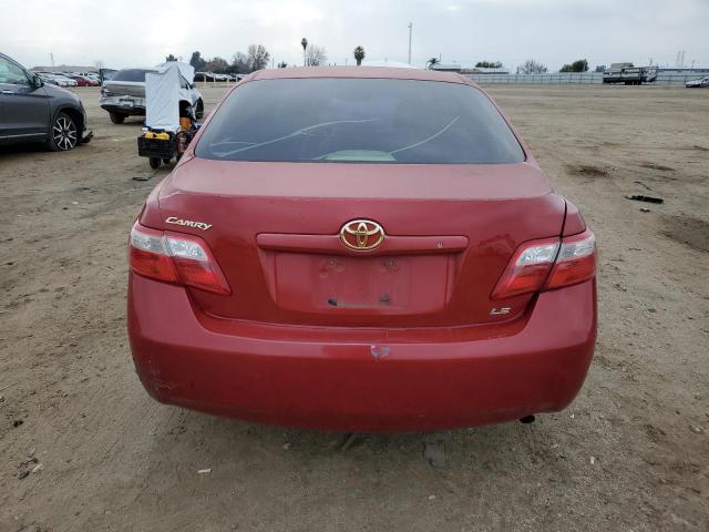 JTNBE46K873004313 - 2007 TOYOTA CAMRY CE RED photo 6