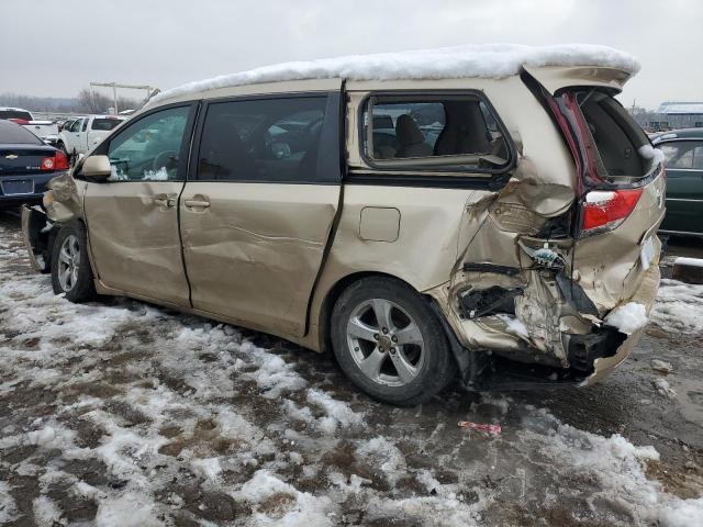 5TDKK3DC1BS149297 - 2011 TOYOTA SIENNA LE GOLD photo 2