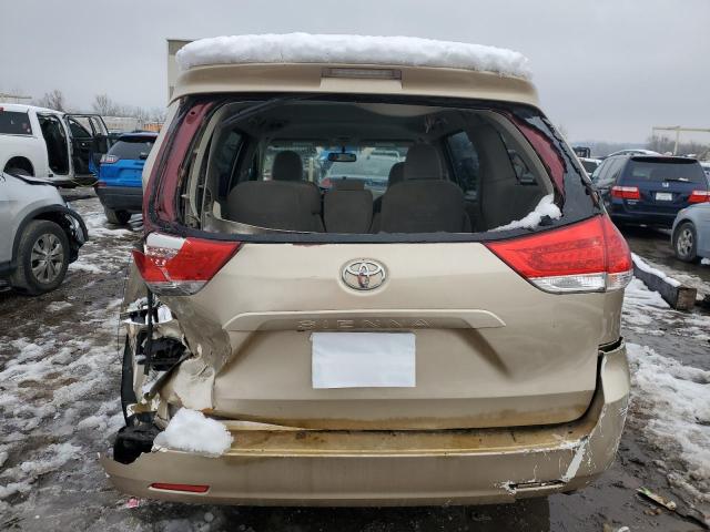 5TDKK3DC1BS149297 - 2011 TOYOTA SIENNA LE GOLD photo 6