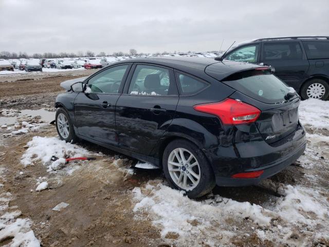 1FADP3K24JL266916 - 2018 FORD FOCUS SE BLACK photo 2