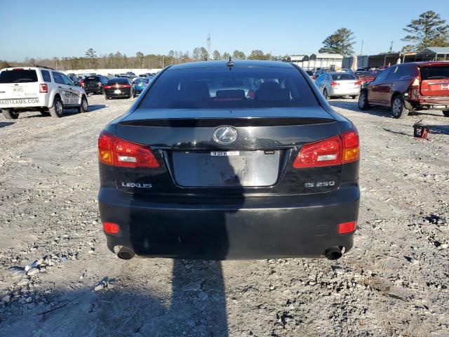 JTHBK262472040232 - 2007 LEXUS IS 250 BLACK photo 6