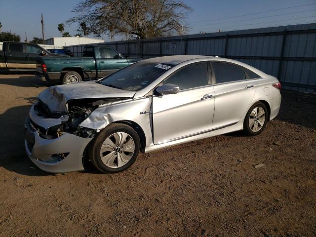 KMHEC4A44DA101897 - 2013 HYUNDAI SONATA HYBRID SILVER photo 1