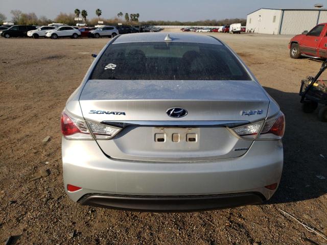 KMHEC4A44DA101897 - 2013 HYUNDAI SONATA HYBRID SILVER photo 6