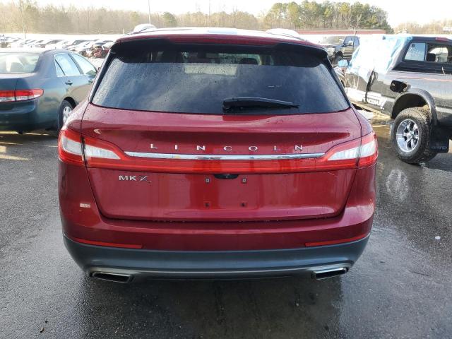 2LMTJ6KR9GBL84099 - 2016 LINCOLN MKX SELECT MAROON photo 6