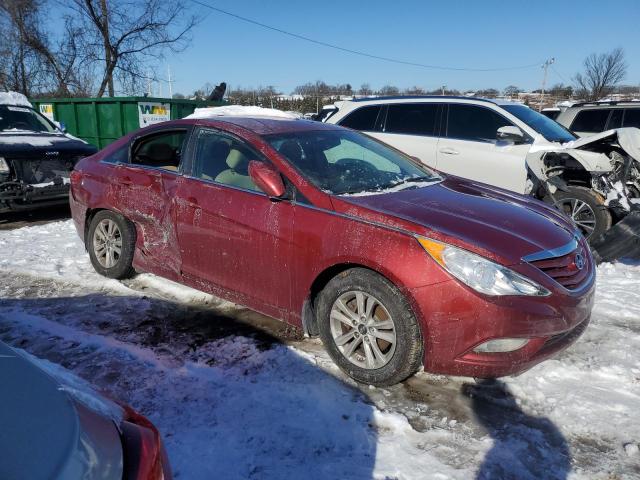 5NPEB4AC2DH571224 - 2013 HYUNDAI SONATA GLS RED photo 4