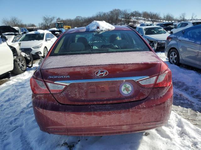 5NPEB4AC2DH571224 - 2013 HYUNDAI SONATA GLS RED photo 6