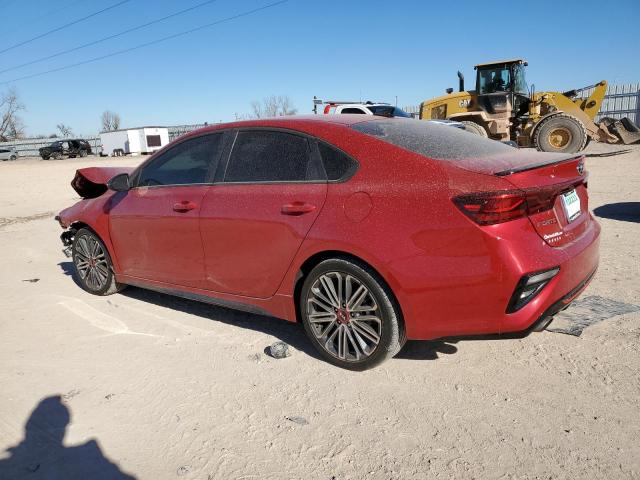 3KPF44ACXME395638 - 2021 KIA FORTE GT RED photo 2