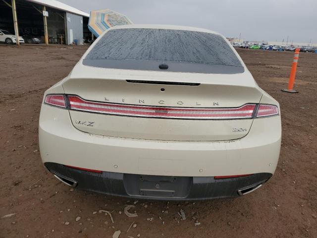 3LN6L2LU9FR604596 - 2015 LINCOLN MKZ HYBRID CREAM photo 6