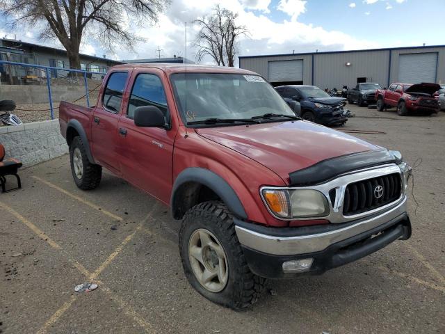 5TEHN72NX3Z304026 - 2003 TOYOTA TACOMA DOUBLE CAB BURGUNDY photo 4