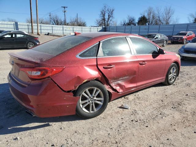 5NPE24AF5GH263219 - 2016 HYUNDAI SONATA SE MAROON photo 3