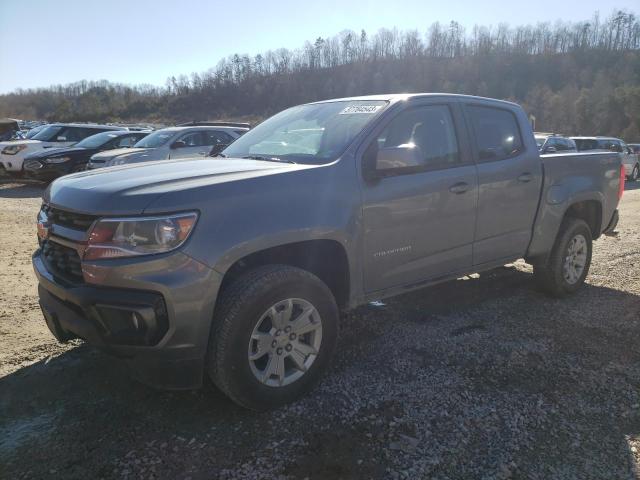 1GCGTCEN7N1280299 - 2022 CHEVROLET COLORADO LT GRAY photo 1