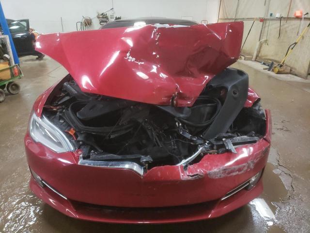 5YJSA1E29KF347871 - 2019 TESLA MODEL S Qırmızı foto 5