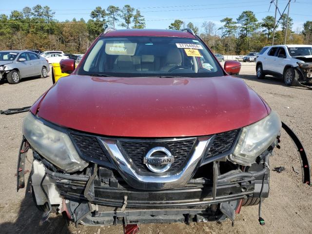 5N1AT2MT6GC743410 - 2016 NISSAN ROGUE S RED photo 5