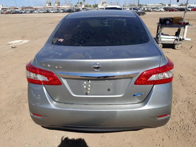 3N1AB7AP5EL690781 - 2014 NISSAN SENTRA S GRAY photo 6