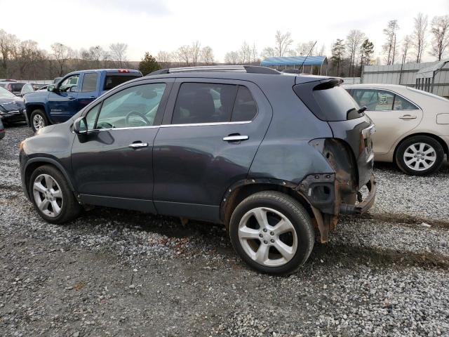 3GNCJMSB4GL179325 - 2016 CHEVROLET TRAX LTZ GRAY photo 2