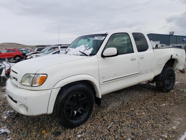 5TBBT48143S353985 - 2003 TOYOTA TUNDRA ACCESS CAB LIMITED WHITE photo 1
