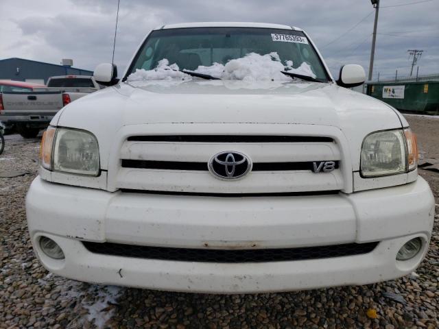 5TBBT48143S353985 - 2003 TOYOTA TUNDRA ACCESS CAB LIMITED WHITE photo 5