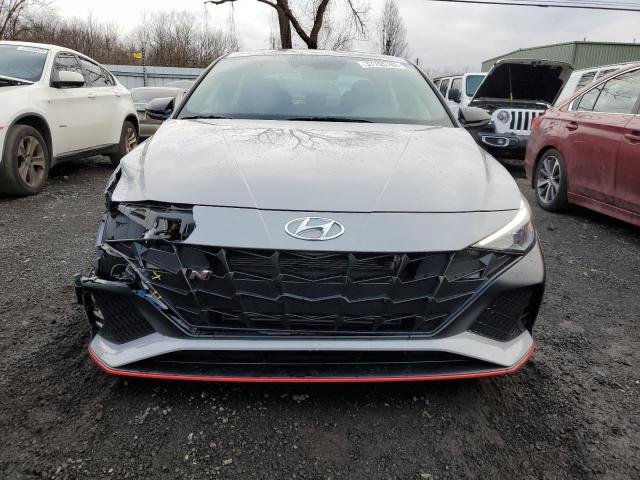 KMHLW4AK7NU006697 - 2022 HYUNDAI ELANTRA N GRAY photo 5