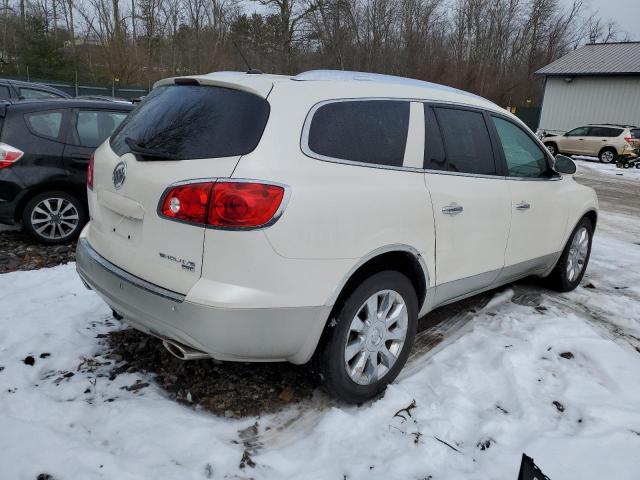 5GAKVCED9BJ370451 - 2011 BUICK ENCLAVE CXL WHITE photo 3