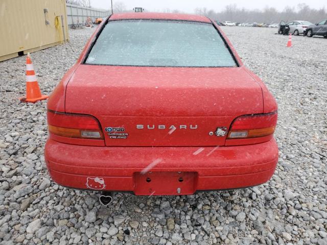 JF1GC4357WH501083 - 1998 SUBARU IMPREZA L RED photo 6