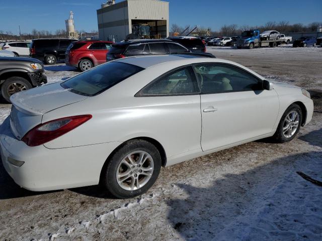 4T1CE30P17U757386 - 2007 TOYOTA CAMRY SOLA SE WHITE photo 3