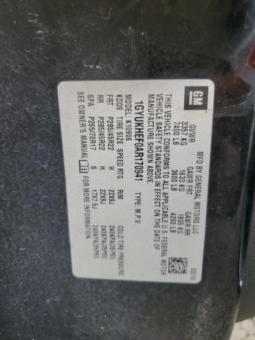 1GYUKHEF0AR170941 - 2010 CADILLAC ESCALADE ESV LUXURY BLACK photo 14