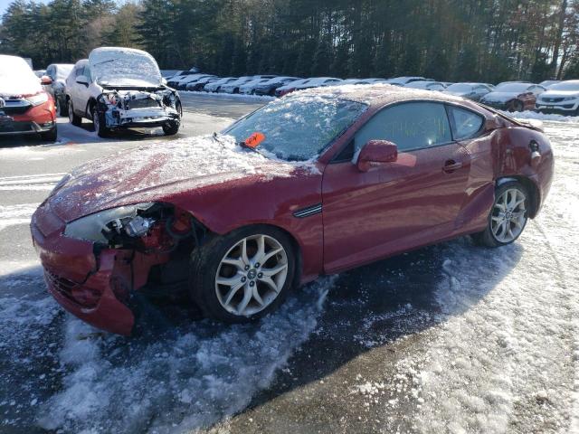 KMHHN66F38U283609 - 2008 HYUNDAI TIBURON GT RED photo 1