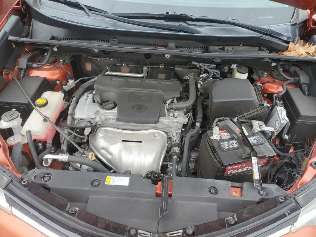 2T3WFREVXGW258842 - 2016 TOYOTA RAV4 XLE ORANGE photo 12