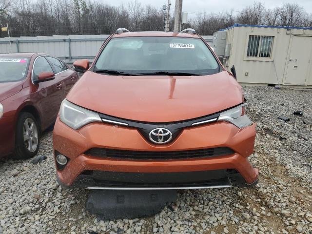 2T3WFREVXGW258842 - 2016 TOYOTA RAV4 XLE ORANGE photo 5