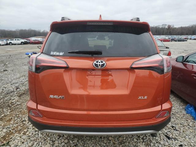 2T3WFREVXGW258842 - 2016 TOYOTA RAV4 XLE ORANGE photo 6