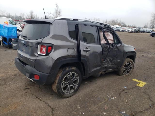 ZACCJBDB2JPH58340 - 2018 JEEP RENEGADE LIMITED CHARCOAL photo 3