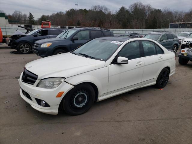 WDDGF8BB7AR117409 - 2010 MERCEDES-BENZ C 300 4MATIC WHITE photo 1