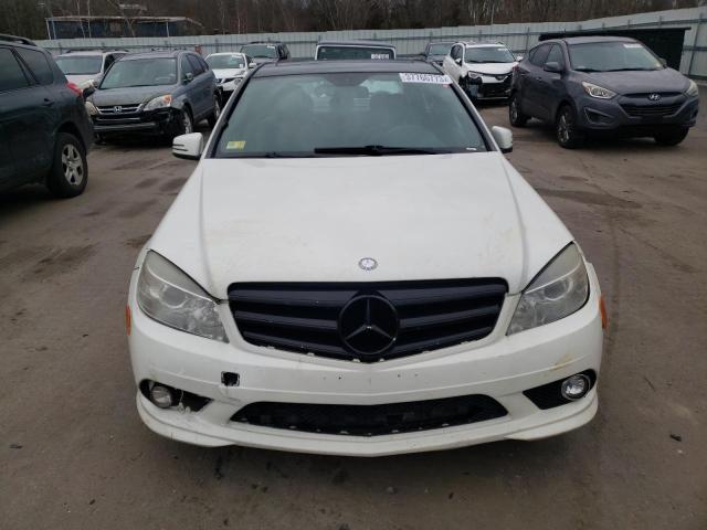 WDDGF8BB7AR117409 - 2010 MERCEDES-BENZ C 300 4MATIC WHITE photo 5