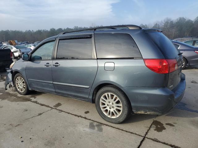 5TDZK22C08S156102 - 2008 TOYOTA SIENNA XLE BLUE photo 2